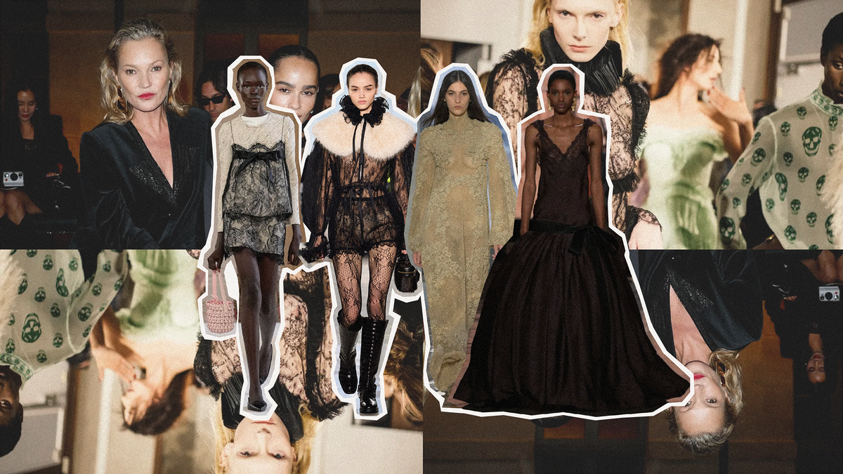 lace gets an edge: the fall/winter trend you’ll want to wear