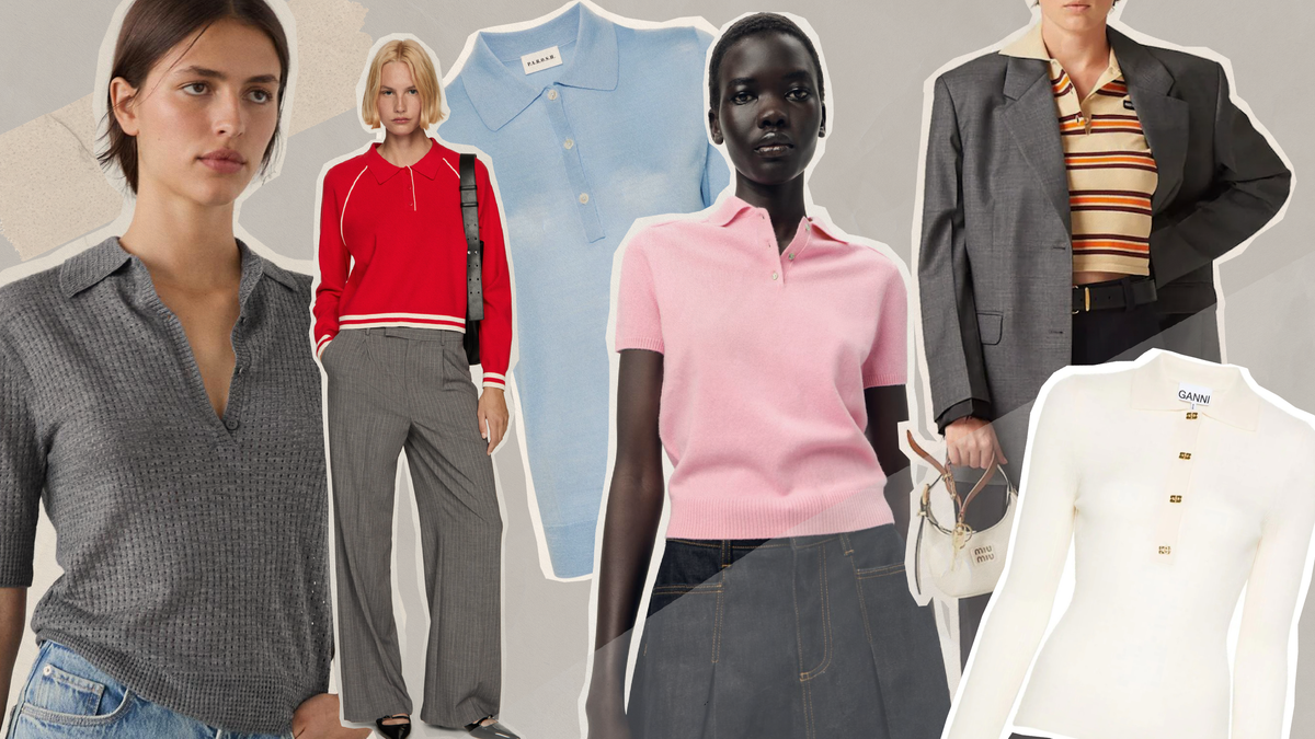 autumn trends: polo shirt trend is officially back