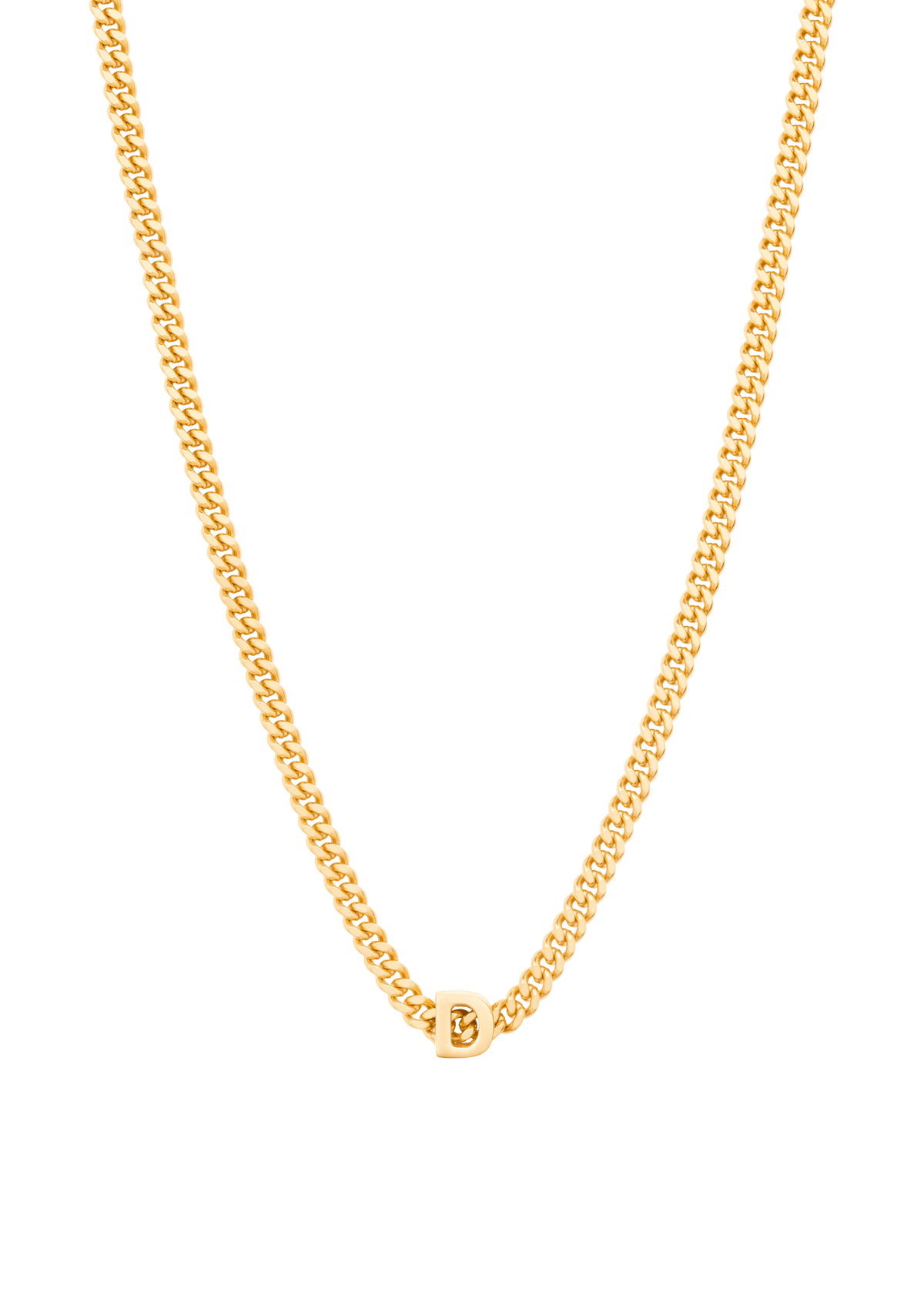 colar com letra D pendente Colares