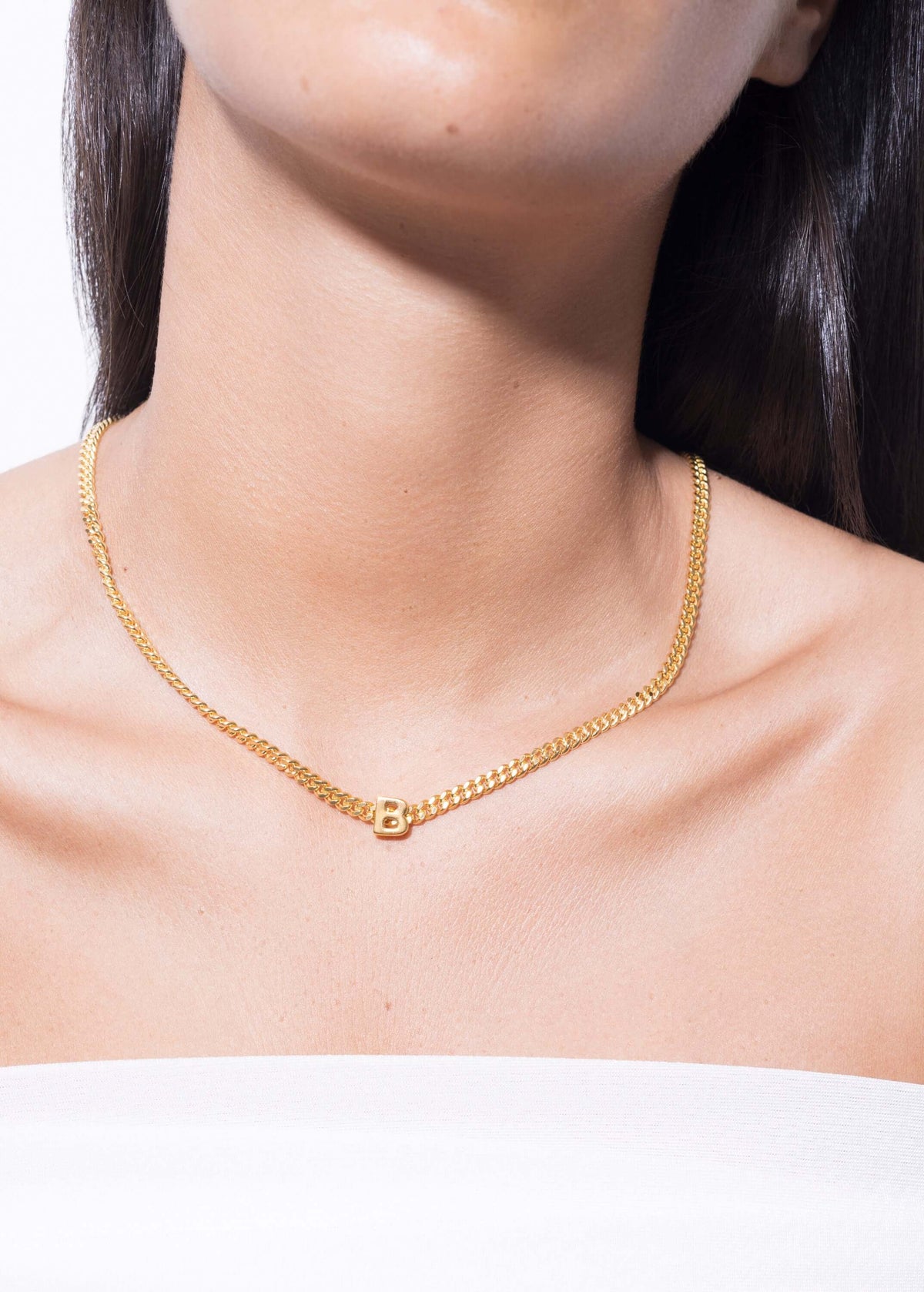 colar com letra B pendente Colares