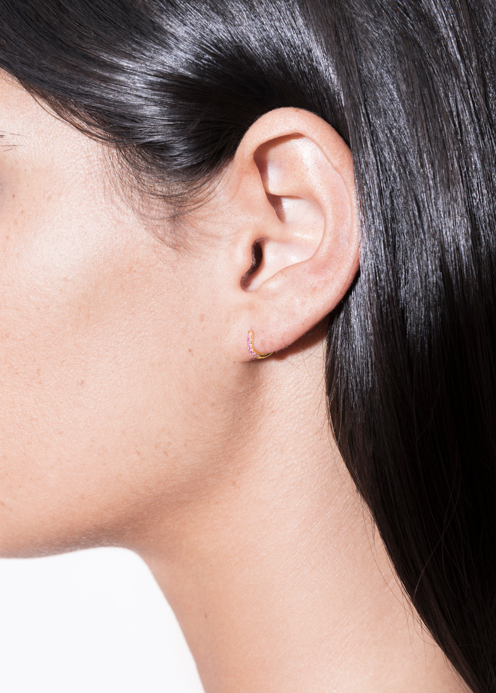 cate hoop 18k rubi