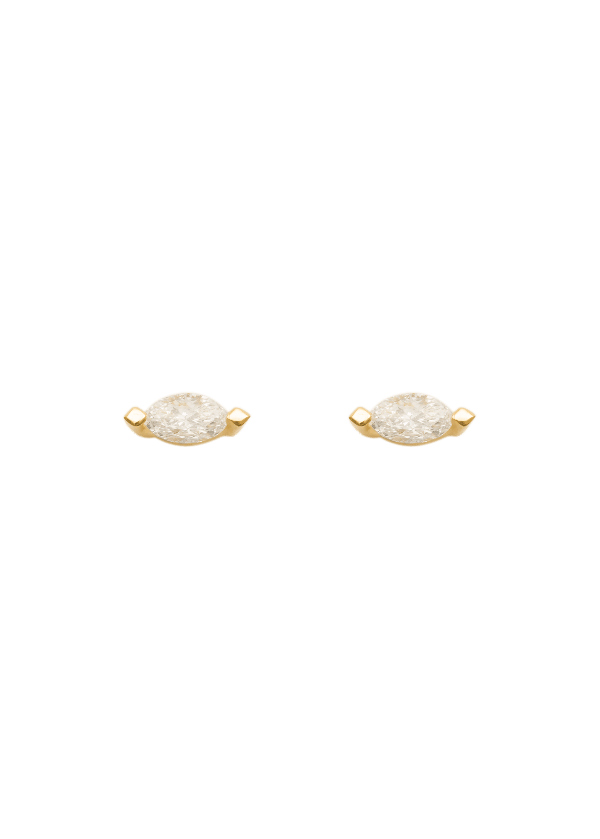 brincos de diamante em forma de pêra 18k Brincos