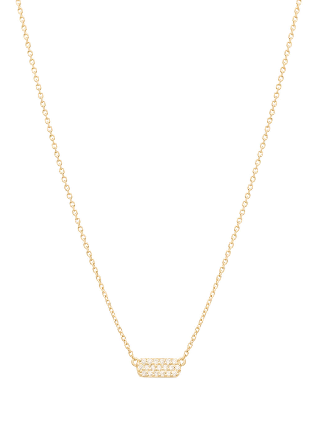 colar hannah 18k diamante Colares