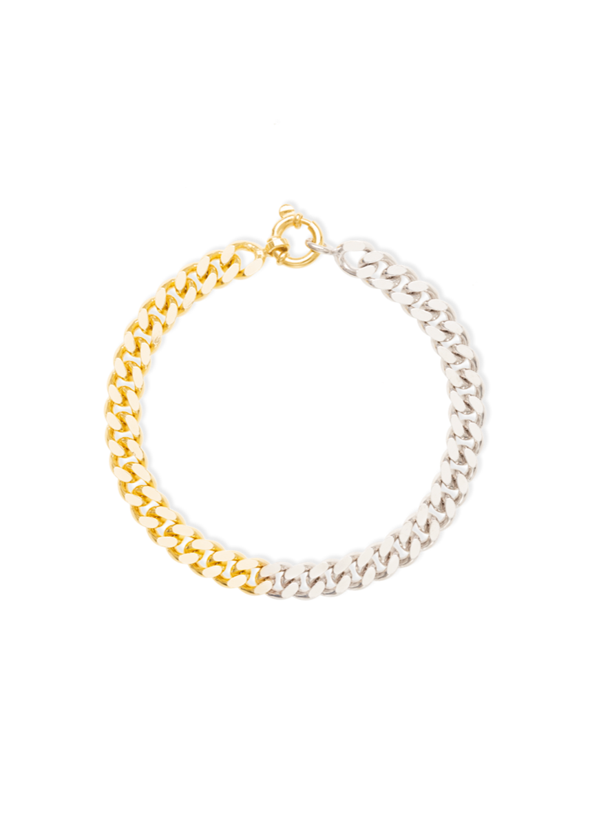 pulseira huda two tone