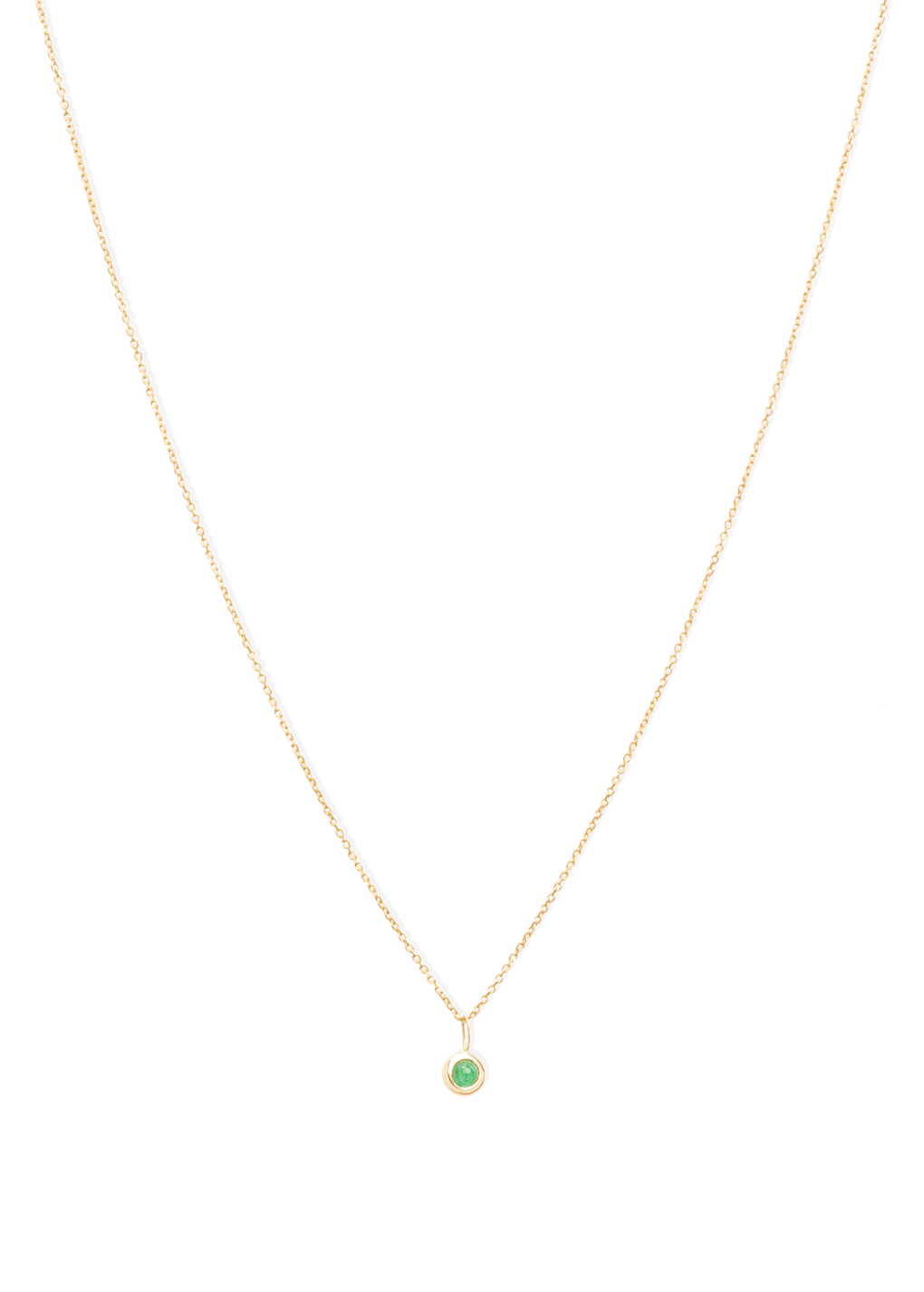 colar simulado 18k esmeralda Colares
