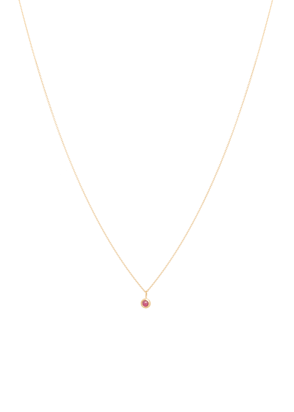 colar simulado 18k rubi Colares