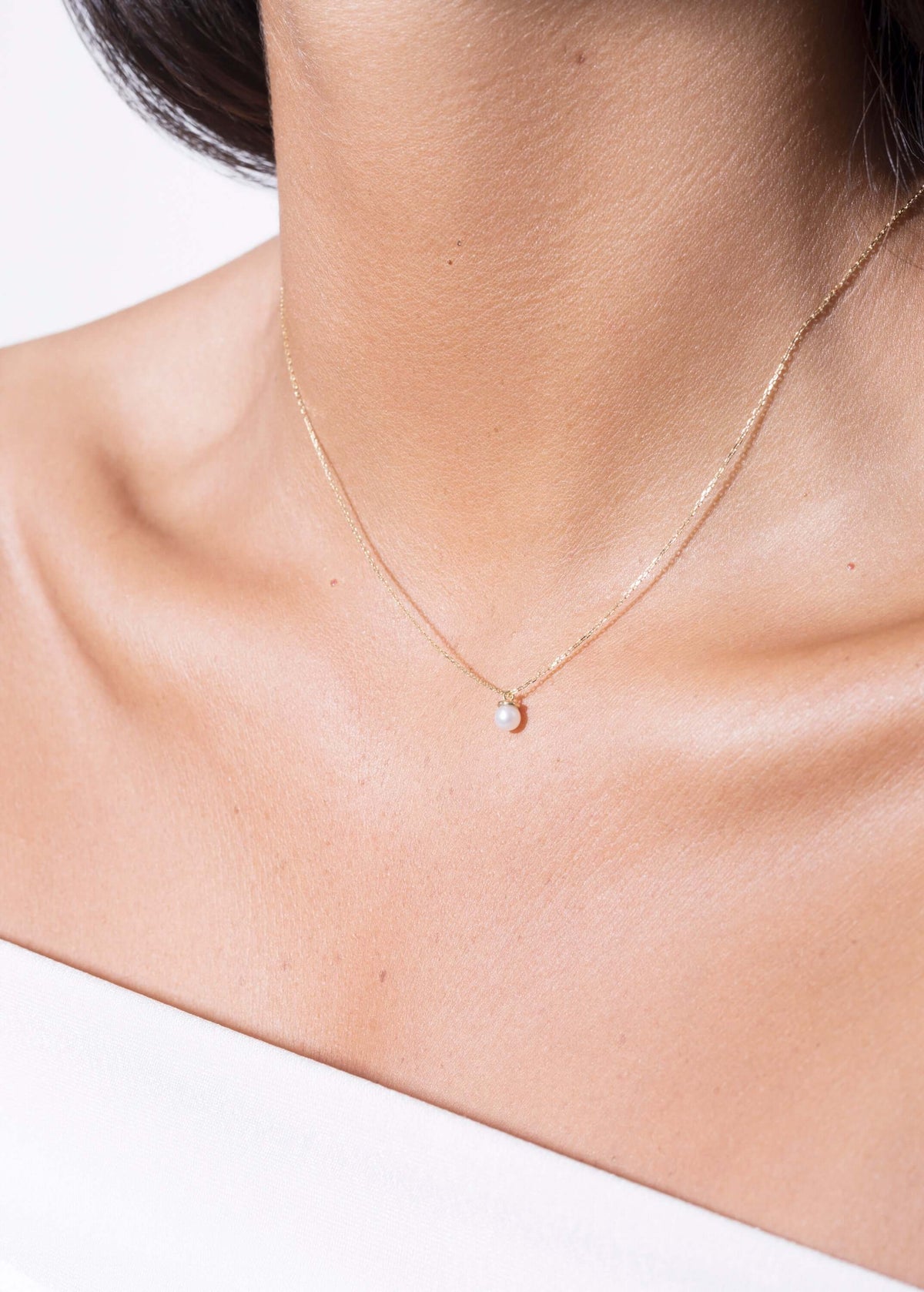 colar natalia 18k pérola Colares