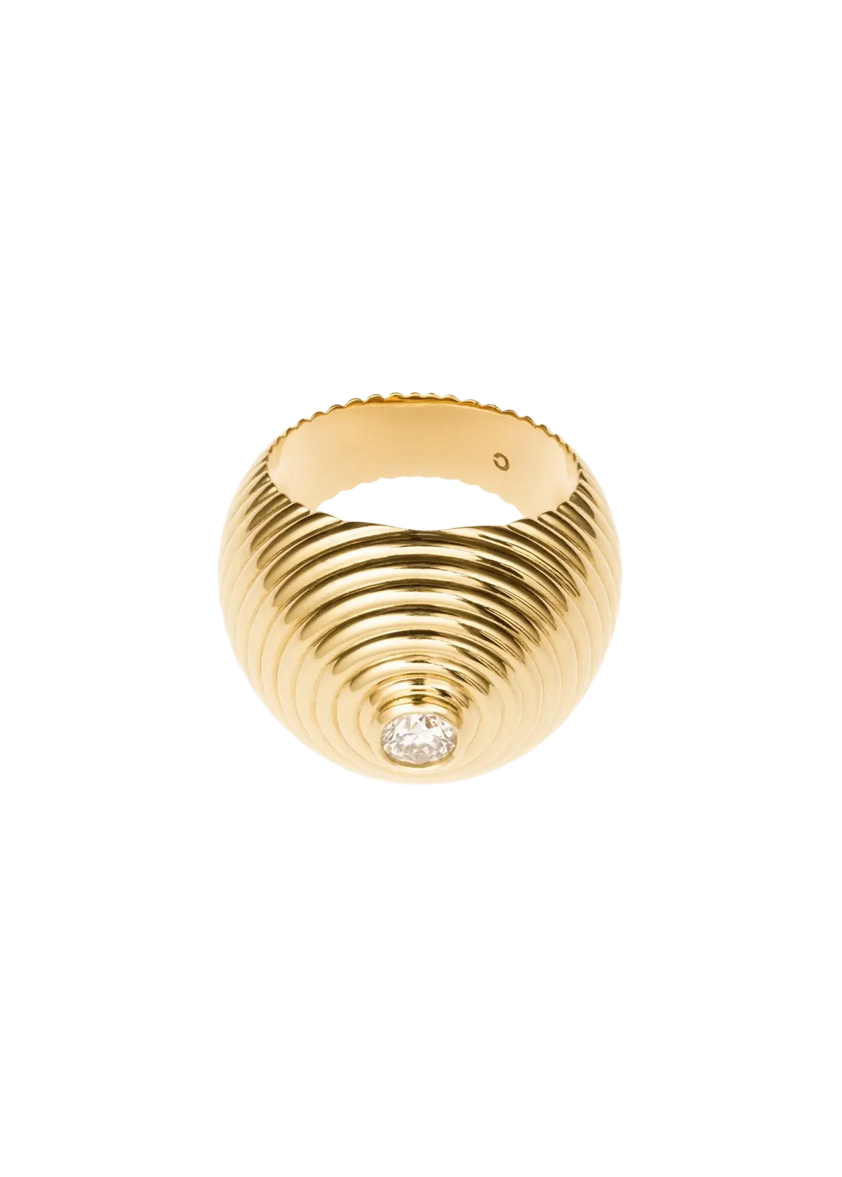 anel de diamante 18k no dedo mindinho Anéis