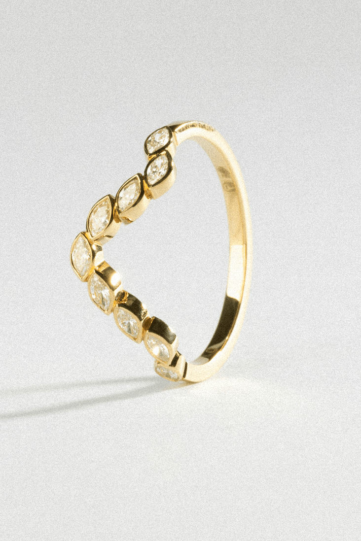 anel teresa 18k diamante Anéis