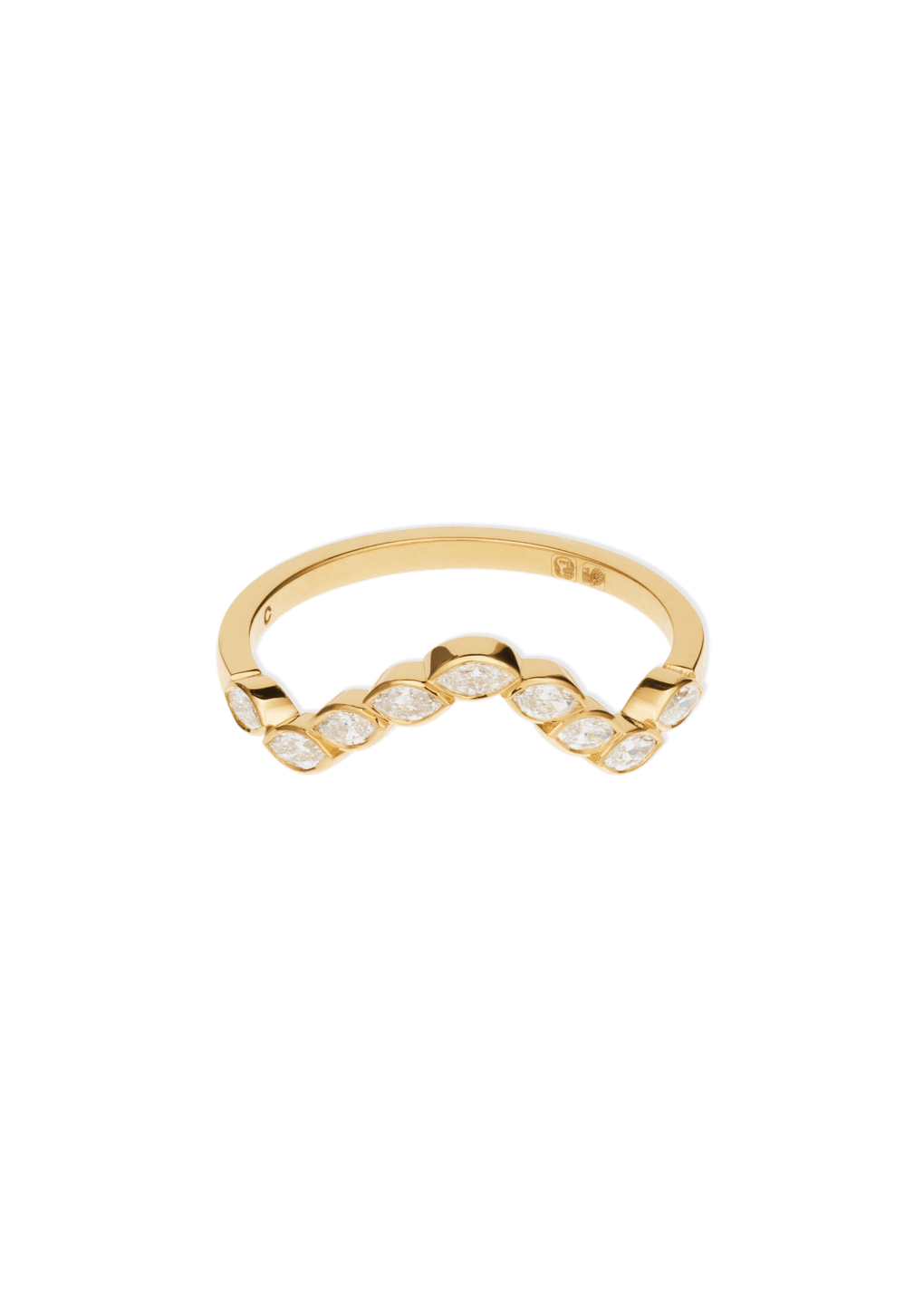 anel teresa 18k diamante Anéis