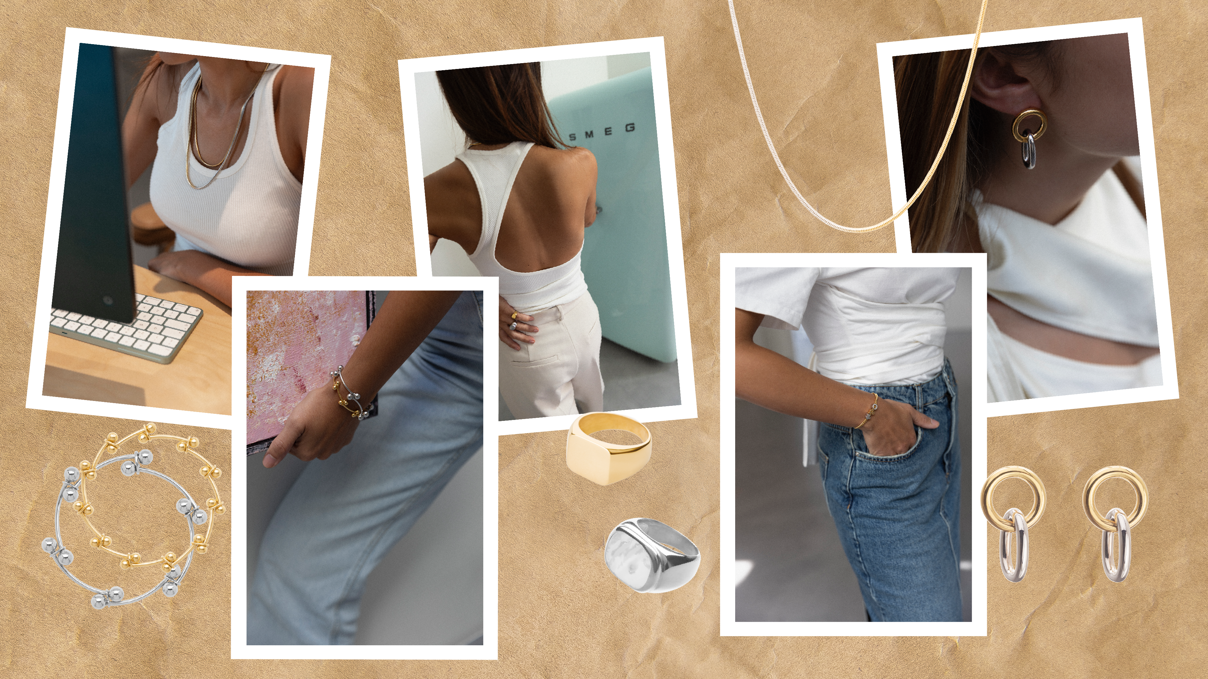 why mixing metals is the jewelry trend that never gets old