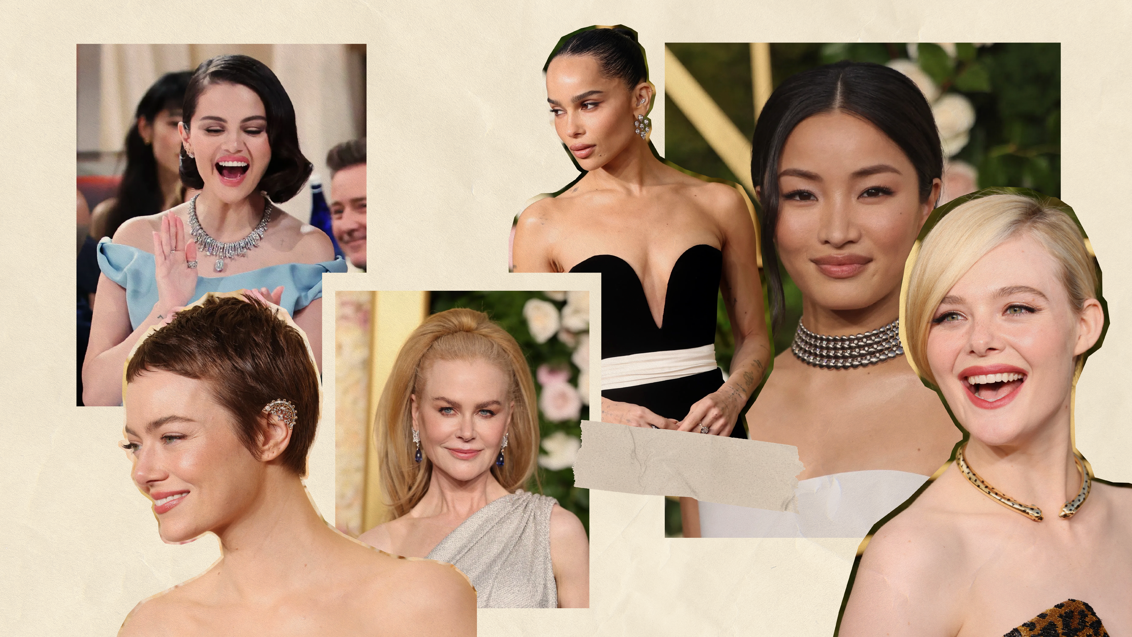 golden globes, the most opulent jewelry moments from the 2025 golden globes