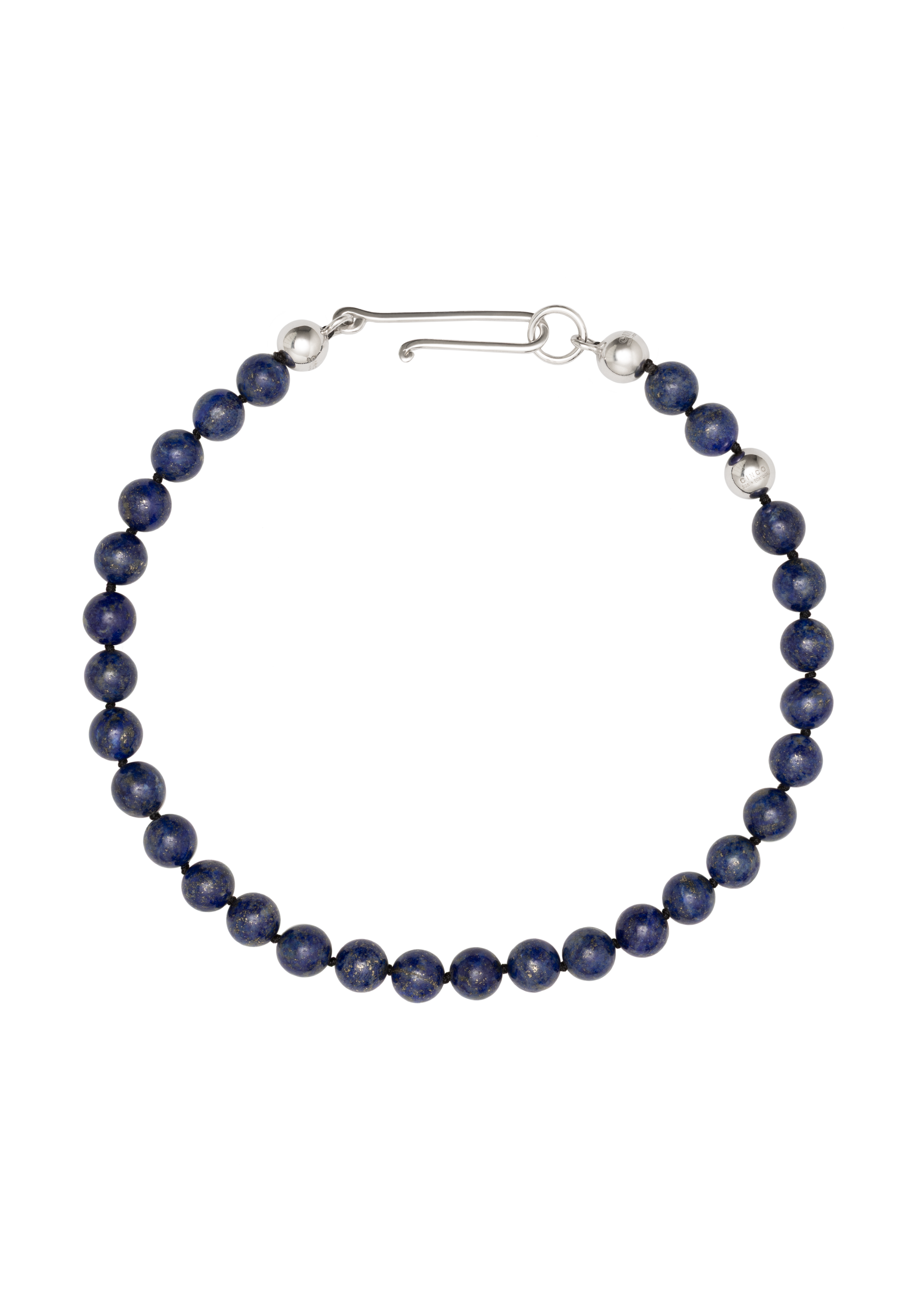 lapiz necklace in silver