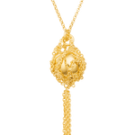 baidu necklace in gold