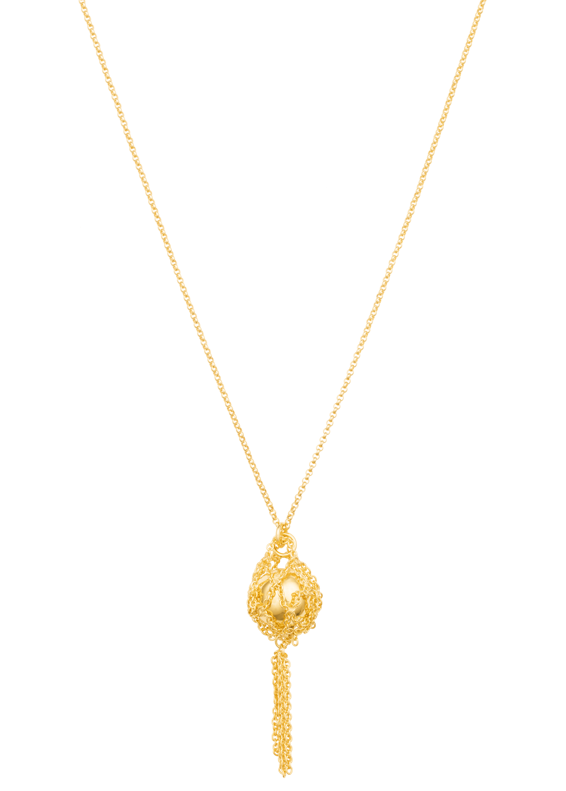 baidu necklace in gold