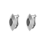 charlene earrings lateral silver