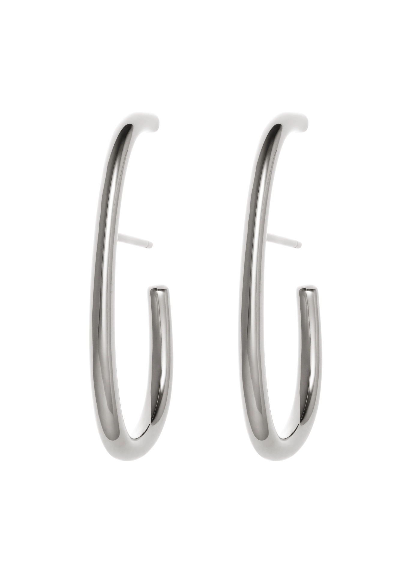 Elara Oval Hoops Earrings