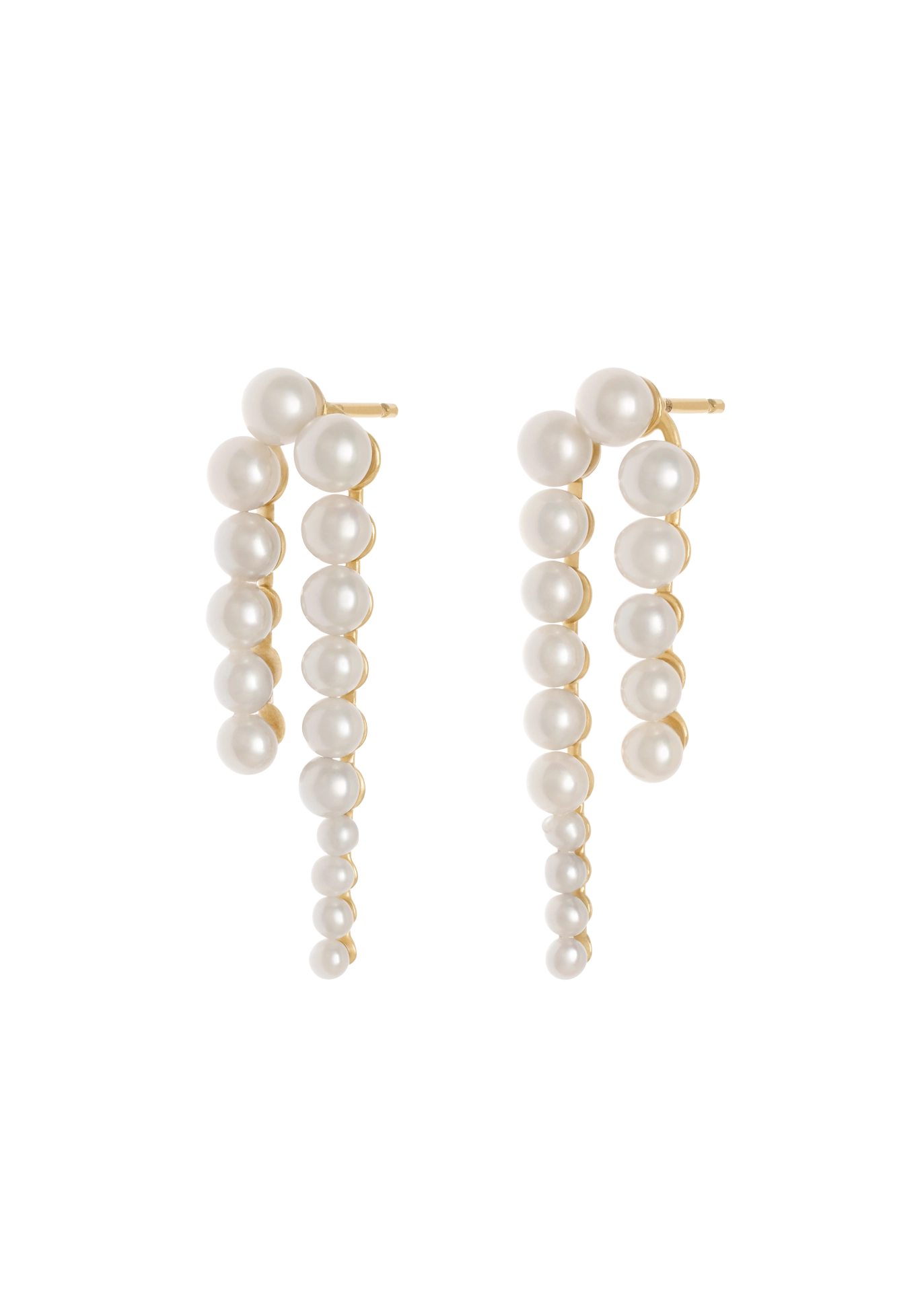 Brincos Elise Pérolas Drop 18k