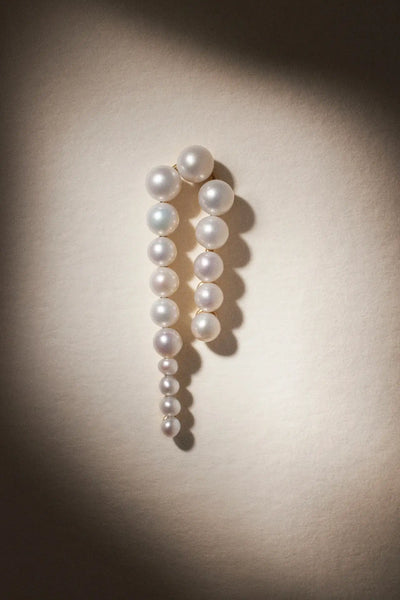 Elise Pearl Drop 18k Earrings Earrings