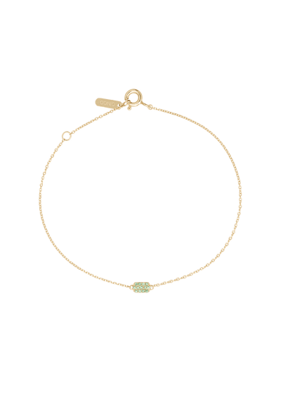 pulseira hannah pulseira de esmeralda 18k