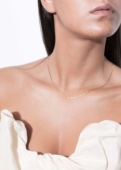 isa choker colar curto