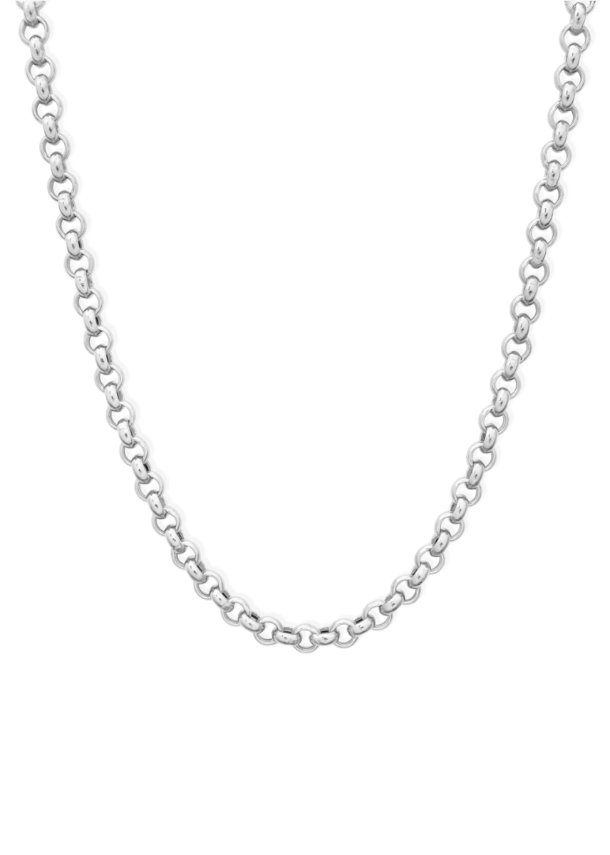 mary necklace in silver