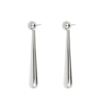 mini sade earrings in silver