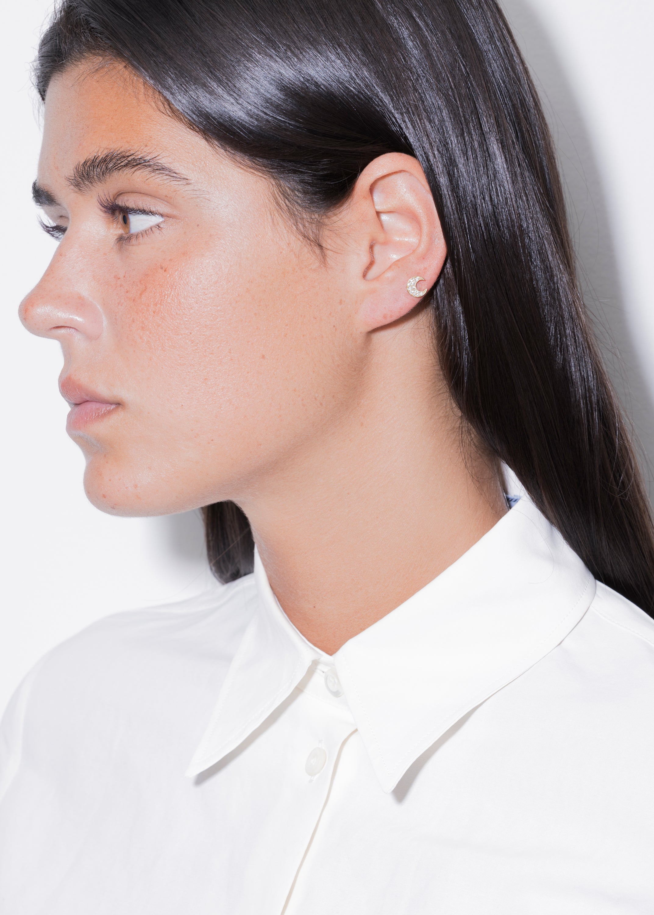 mush diamond piercing in model