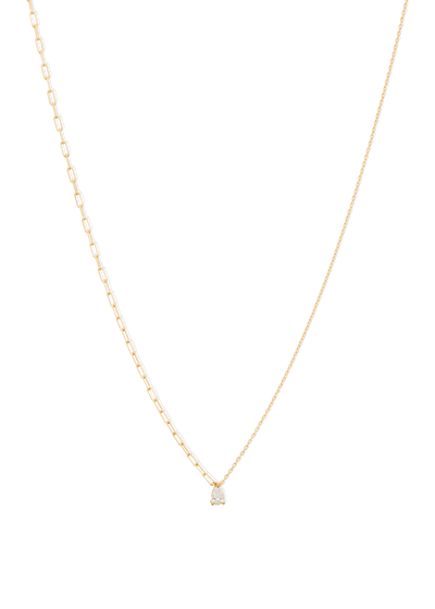 colar de pêra 18k colares de diamante