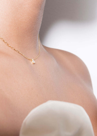 colar de pêra 18k colares de diamante