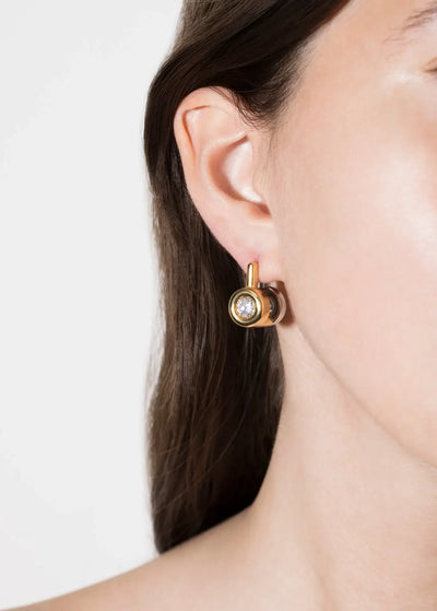 Stella Stone Huggies Earrings