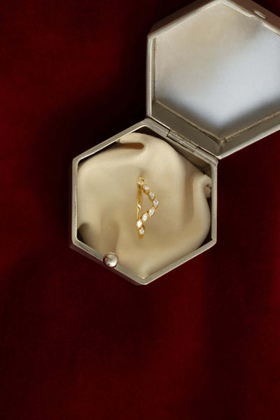 anel teresa 18k diamante Anéis