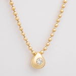 unperfect sphere chain 18k diamond necklace Necklaces